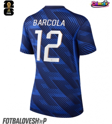 Francie Bradley Barcola #12 Dámské Domácí Dres MS 2026 Krátký Rukáv
